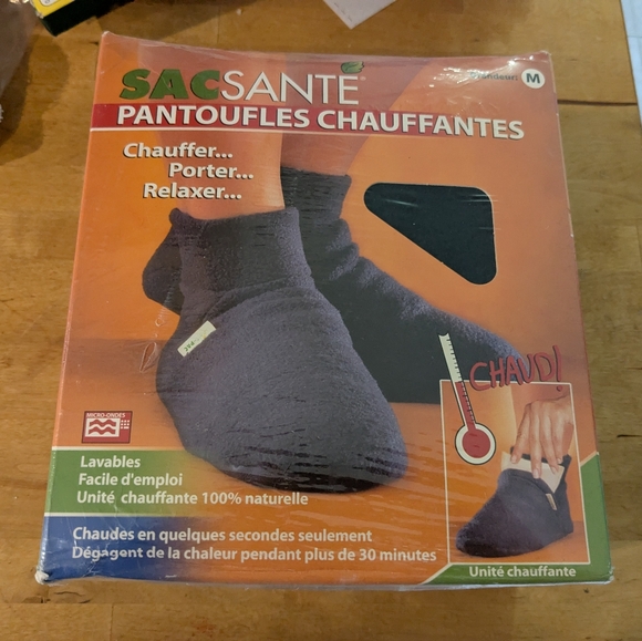 Heatable Slippers - Black - Picture 3 of 5